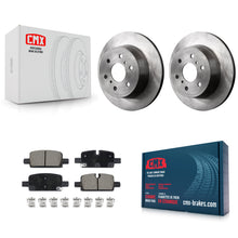 Load image into Gallery viewer, Rear Brake Rotor &amp; Ceramic Pad Kit For GMC Sierra 1500 With Manual Parking