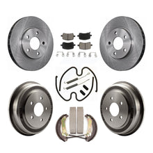 Load image into Gallery viewer, Front Rear Disc Brake Rotors Ceramic Pad And Drum Kit (7Pc) For Chevrolet Malibu