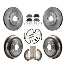 Load image into Gallery viewer, Front Rear Disc Brake Rotors Ceramic Pad And Drum Kit (7Pc) For Chevrolet Malibu