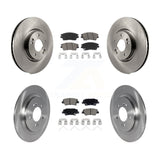 Front Rear Brake Rotor & Ceramic Pad Kit For 2017-2021 Kia Sportage Turbocharged