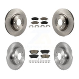 Front Rear Disc Brake Rotors And Ceramic Pads Kit For Nissan Altima K8C-103093