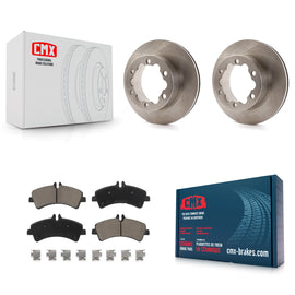 Rear Disc Brake Rotors And Ceramic Pad Kit For Sprinter 3500 Mercedes-Benz Dodge