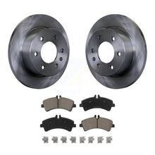 Load image into Gallery viewer, Rear Brake Rotor Ceramic Pad Kit For Freightliner Sprinter 3500 With Solid