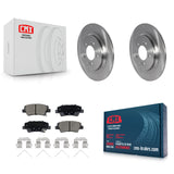 Rear Disc Brake Rotors And Ceramic Pads Kit For Kia Sportage Hyundai Tucson Nexo