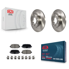 Rear Disc Brake Rotors And Ceramic Pads Kit For Jeep Compass