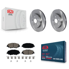 Charger l'image dans la galerie, Front Disc Brake Rotors And Ceramic Pads Kit For Toyota Corolla Prius Prime