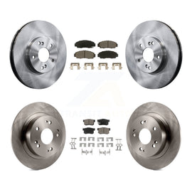 [Front+Rear] 06-07 Honda Accord Hybrid with 3.0L Premium OE Brake Rotors & Ceramic Pads Kit For Max Braking