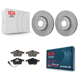 Front Disc Brake Rotors And Ceramic Pads Kit For Audi A6 Quattro 100