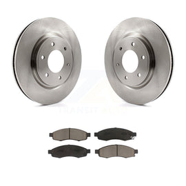 [Front] 2007 Nissan TITAN From 04 07 Premium OE Brake Rotors & Ceramic Pads Kit For Max Braking