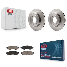 [Front] 2007 Nissan TITAN From 04 07 Premium OE Brake Rotors & Ceramic Pads Kit For Max Braking