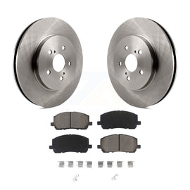 [Front] 06-07 Toyota Highlander Hybrid Limited Premium OE Brake Rotors & Ceramic Pads Kit For Max Braking