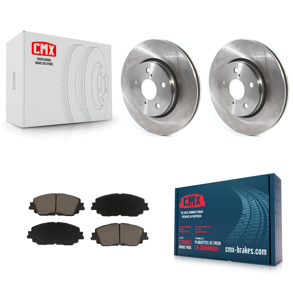 Front Brake Rotor Ceramic Pad Kit For Toyota C-HR Vehicles Manufactured In Japan