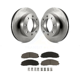 [Front] 2013 Ford F-250 Super Duty 4WD Premium OE Brake Rotors & Ceramic Pads Kit For Max Braking
