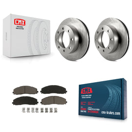 [Front] 2013 Ford F-250 Super Duty 4WD Premium OE Brake Rotors & Ceramic Pads Kit For Max Braking