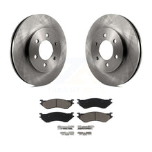 Load image into Gallery viewer, Front Disc Brake Rotors Ceramic Pad Kit For 2002 Lincoln Navigator From 03 19 02