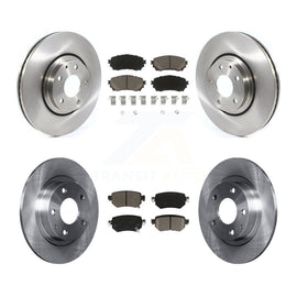 [Front+Rear] 2021 Mazda 6 Turbocharged Premium OE Brake Rotors & Ceramic Pads Kit For Max Braking