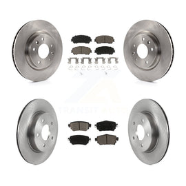 Front Rear Disc Brake Rotors And Ceramic Pads Kit For Nissan Rogue Sport Qashqai