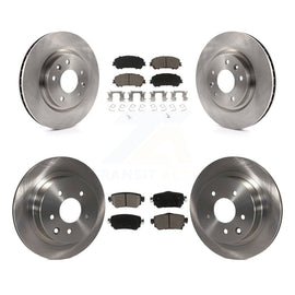 [Front+Rear] 2019 Nissan Rogue Sport S Premium OE Brake Rotors & Ceramic Pads Kit For Max Braking