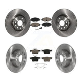 [Front+Rear] 2022-2023 Volkswagen Taos FWD Premium OE Brake Rotors & Ceramic Pads Kit For Max Braking