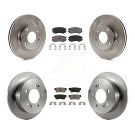 [Front+Rear] 2005 Kia Magentis From 10 Premium OE Brake Rotors & Ceramic Pads Kit For Max Braking