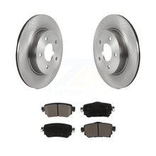 Charger l&#39;image dans la galerie, Rear Disc Brake Rotors And Ceramic Pads Kit For Nissan Rogue Sport LEAF Qashqai