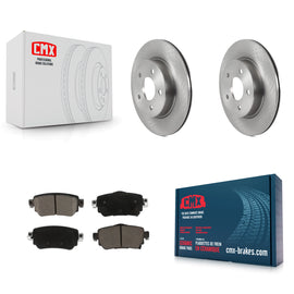 Rear Disc Brake Rotors And Ceramic Pads Kit For Nissan Rogue Sport LEAF Qashqai