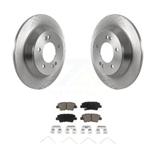 Charger l&#39;image dans la galerie, Rear Disc Brake Rotors And Ceramic Pads Kit For 2020-2022 Kia Soul 1.6L