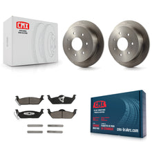 Load image into Gallery viewer, [Rear] 2004 Ford F-150 With Solid Rear Premium OE Brake Rotors &amp; Ceramic Pads Kit For Max Braking