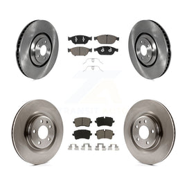 Front Rear Disc Brake Rotors And Ceramic Pads Kit For Audi A8 Quattro