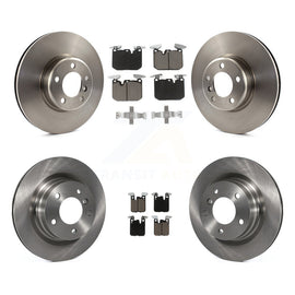 Front Rear Disc Brake Rotors And Ceramic Pads Kit For BMW 328i