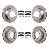 Front Rear Disc Brake Rotors And Ceramic Pads Kit For Chevrolet Express 4500