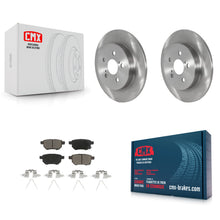 Load image into Gallery viewer, Rear Brake Rotor Ceramic Pad Kit For 19 Toyota Corolla With Manual Parking