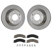 Charger l&#39;image dans la galerie, Rear Brake Rotor Ceramic Pad Kit For Chevrolet Express 4500 3.20&quot; Overall Height