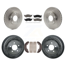 Load image into Gallery viewer, Front Rear Brake Rotor Ceramic Pad &amp; Drum Kit For Dodge Grand Caravan Plymouth