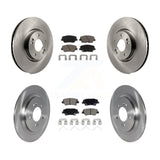 Front Rear Disc Brake Rotors And Ceramic Pads Kit For 2019-2020 Hyundai Nexo