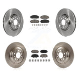 Front Rear Disc Brake Rotors And Ceramic Pads Kit For Jeep Cherokee