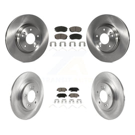 [Front+Rear] 2019 Kia Niro EV Premium OE Brake Rotors & Ceramic Pads Kit For Max Braking