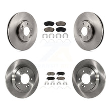 Charger l'image dans la galerie, Front Rear Disc Brake Rotors And Ceramic Pads Kit For 2019 Kia Soul EV