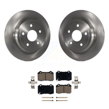 Load image into Gallery viewer, Rear Brake Rotors Ceramic Pad Kit For Jeep Grand Cherokee With Solid