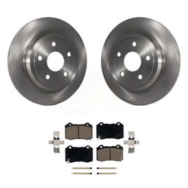 [Rear] 2012 Jeep Grand Cherokee 6.4L Premium OE Brake Rotors & Ceramic Pads Kit For Max Braking