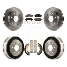 Load image into Gallery viewer, Front Rear Brake Rotor Ceramic Pad Drum Kit For GMC Sierra 1500 Disc rear brakes