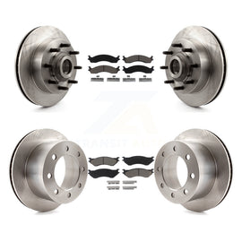 [Front+Rear] 2001-2002 Dodge Ram 2500 Premium OE Brake Rotors & Ceramic Pads Kit For Max Braking