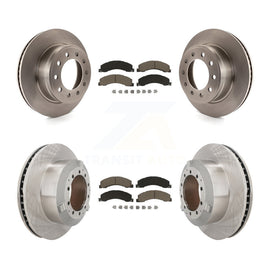 Front Rear Brake Rotor Ceramic Pad Kit For Ram Dodge Sterling Truck 4500 5500 45