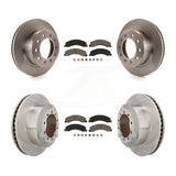 Front Rear Brake Rotor Ceramic Pad Kit For Ram Dodge Sterling Truck 4500 5500 45