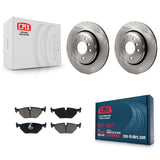 Rear Brake Rotor And Ceramic Pad Kit For BMW 320i With 320mm Diameter K8C-103386