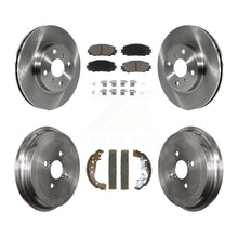 Load image into Gallery viewer, Front Rear Disc Brake Rotors Ceramic Pads And Drum Kit For Toyota Yaris