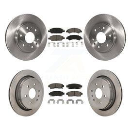 Front Rear Disc Brake Rotors And Ceramic Pads Kit For Cadillac XTS K8C-103413