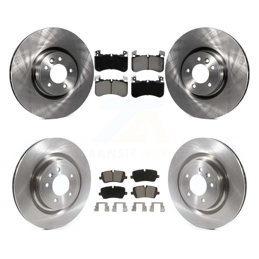 Front Rear Disc Brake Rotors And Ceramic Pads Kit For Land Rover Range