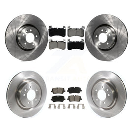 Front Rear Disc Brake Rotors And Ceramic Pads Kit For Land Rover Range