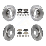 Front Rear Disc Brake Rotors And Ceramic Pads Kit For INFINITI QX50 QX55